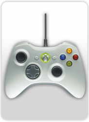 CONTROL CON CABLE PARA XBOX 360 EN BLANCO O NEGRO PRECIO:55.000